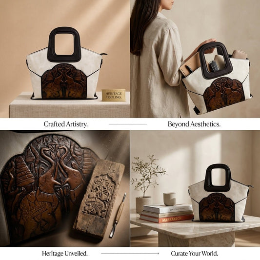 Heritage Elephant Hand Bag - OAK FORD