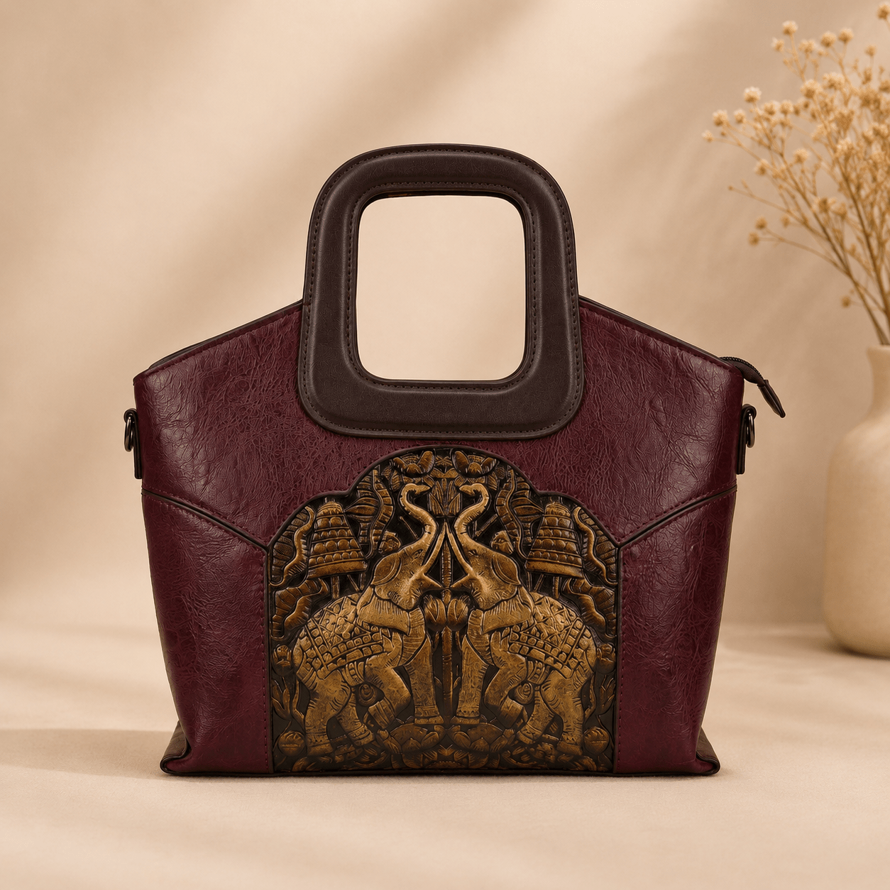 Heritage Elephant Hand Bag - OAK FORD