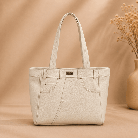 OAK FORD Crock Front Signature Handbag - OAK FORD