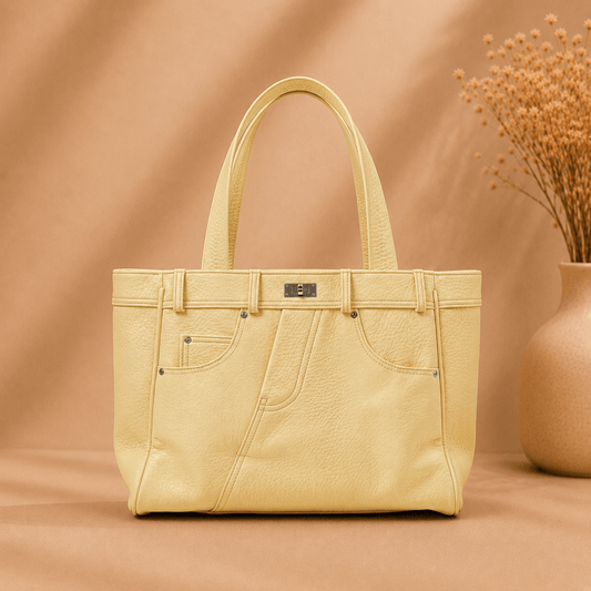 OAK FORD Crock Front Signature Handbag - OAK FORD