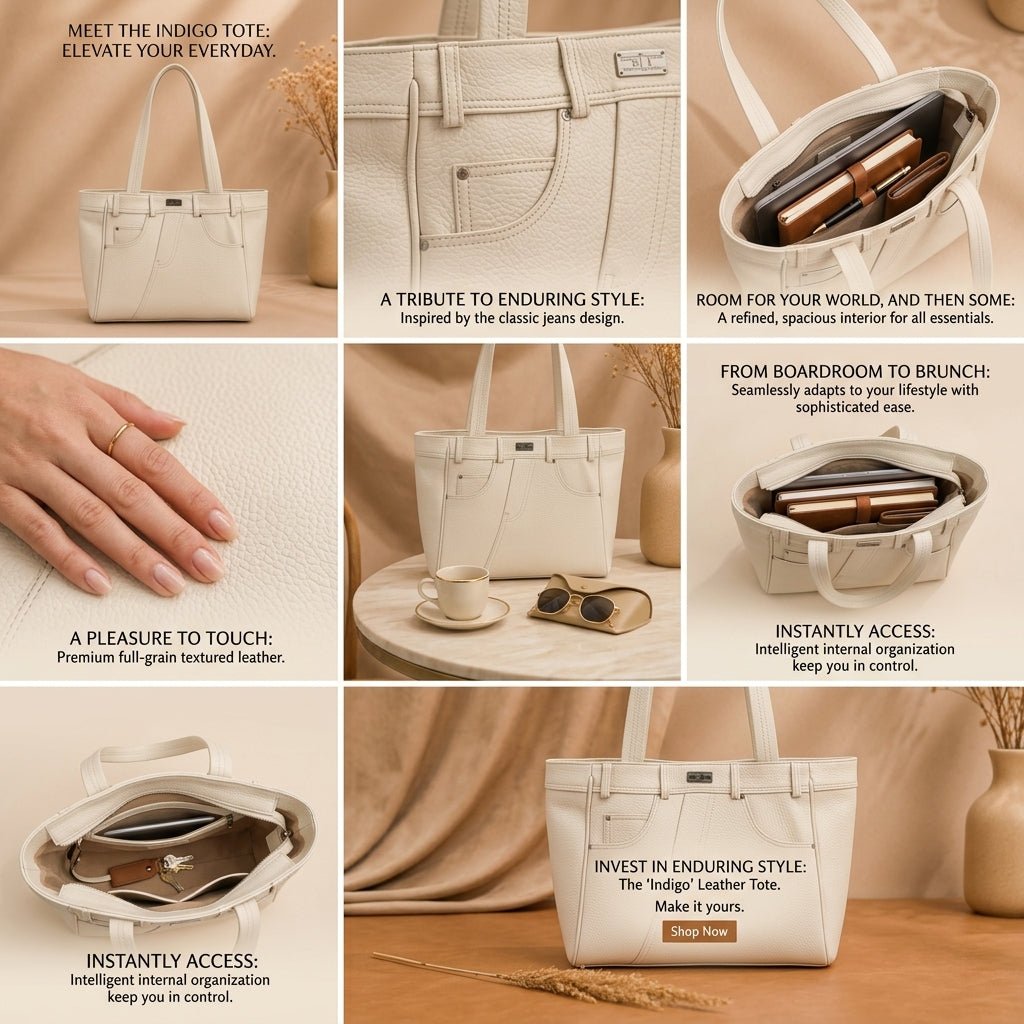 OAK FORD Crock Front Signature Handbag - OAK FORD