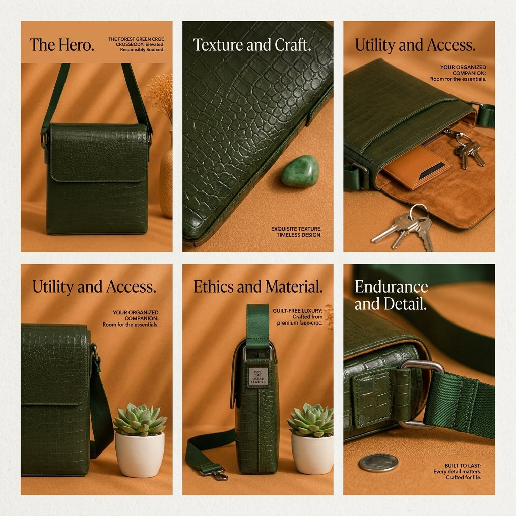 OAK FORD Executive Messenger Bag – Olive Green