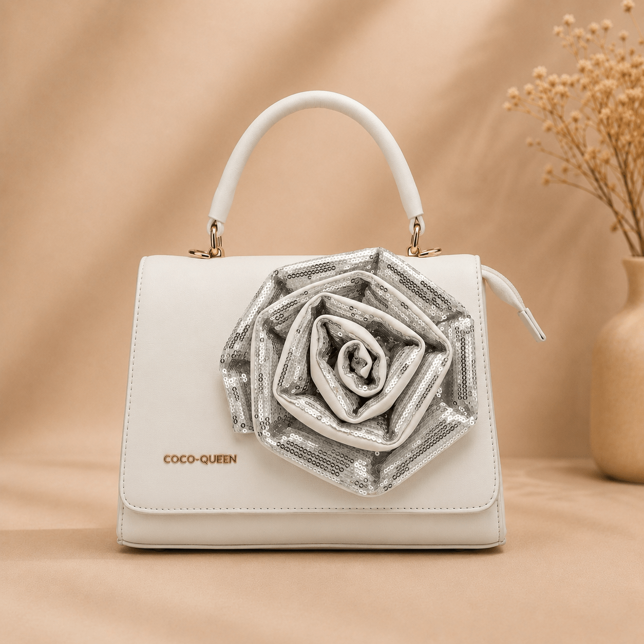 Synthetic Solid Satchel - OAK FORD